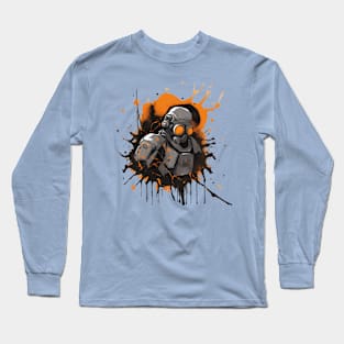 Gamer's Spill The Half Life Splatter Long Sleeve T-Shirt